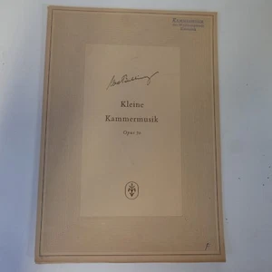 MAX BUTTING op.70 kleine kammermusik - Picture 1 of 1