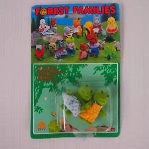 Vintage forest families frog flocked figures (sylvanian) new sealed pack 1993 - Picture 1 of 5