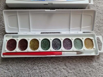 Новый старый запас Aquarelle блестящий акварели 8ct моющийся PRANG 80515. Длина 8,5 дюйма - Изображение 1 из 4