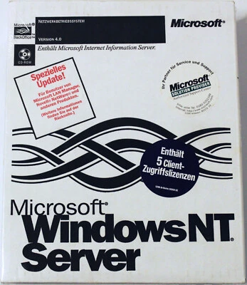 RARITÄT - Microsoft Windows NT Server 4.0 - Deutsch - 227-00075 - NEUWARE - Bild 1 von 3