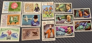 Maldives Stamps Used Mixed Lot X 13 - Picture 1 of 1