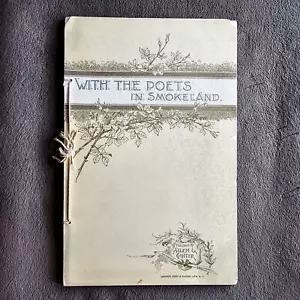 1800's With the Poets in Smokeland Allen & Ginter, ALBUM [ca. 1890Lindner - Picture 1 of 14