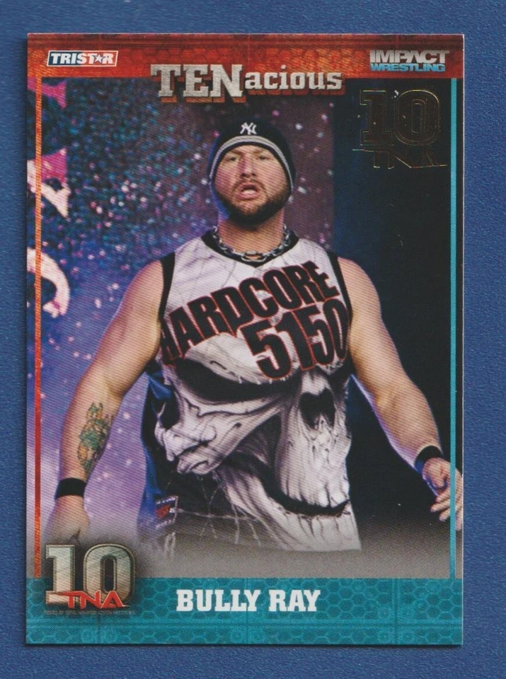 BULLY RAY 2012 Tristar TNA #/10 Impact Wrestling Tenacious Gold #15 Dudley Boyz^ - Image 1 of 2