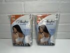 New! Lot Of 2 Playtex 44B White Posture Boost Front Close Bras $78