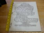 The Tattooed Dragon Meets the Wolfman William Rotsler #119/200 w/ sketch 1960