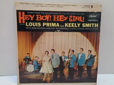 "Hey Boy! Hey Girl!" Part 1  Louis Prima, Keely Smith 1959 EP 45 RPM  Excellent! - Image 1 of 4