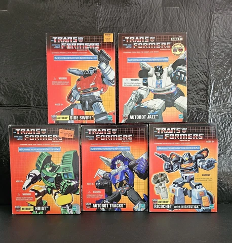 Hasbro Transformers Commemorative Generation One Series III, V, VIII, IX RARE Cover