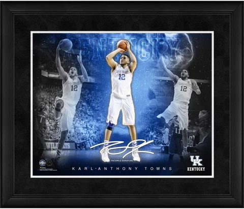 Karl-Anthony Towns Kentucky Wildcats Framed 16x20 Stars of the Game Collage Cover