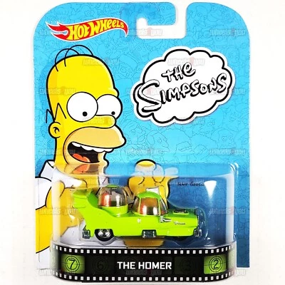 2014 Hot Wheels THE HOMER The Simpsons - Retro Entertainment 1:64 Mattel BDV00 - Image 1 of 2