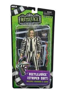 NECA Beetlejuice 1988 Black & White Striped Suit  7" Scale Action Figure - NEW - Picture 1 of 2