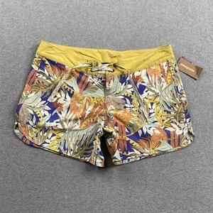 NEW Patagonia Board Shorts Womens 6 Jurassic Ferns Wavefarer 5" Nylon Beach Surf - Picture 1 of 17