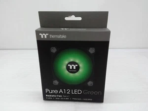New Thermaltake Pure A12 LED Green Radiator Fan single CL-F109-PL12GR-B - Picture 1 of 2