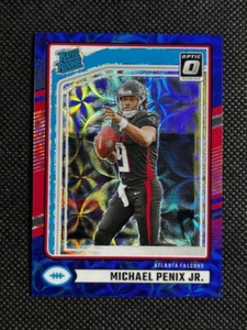 2024 Donruss Optic Preview Michael Penix Jr. #308 ROOKIE RC Blue Scope Prizm - Picture 1 of 2