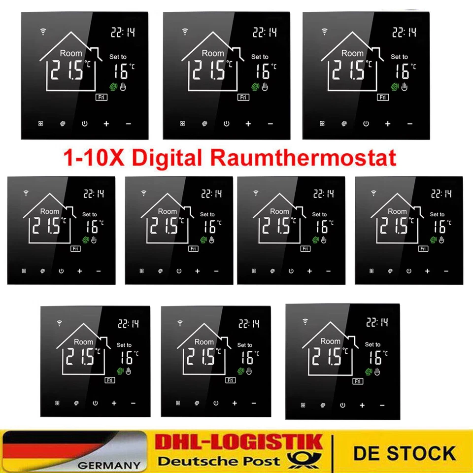 1-10stk Smart WiFi Thermostat Temperaturregler Smart Life Tuya APP Fernbedienung - Bild 1 von 4