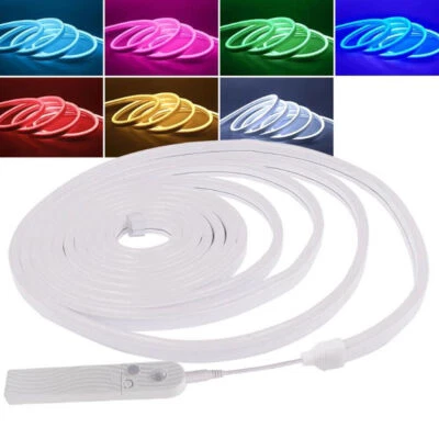 PIR Motion Sensor Battery LED Neon Light Strip Rope Lamp 2835 Flexible tape lamp - Image 1 of 4