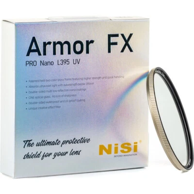 NiSi Armor FX PRO Nano L395 UV Protection Filter 49 52 58 67 72 77 82 86 95mm - Image 1 of 4