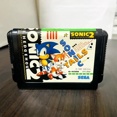 Sonic 2 Sega Mega Drive 1992 G-4088 Japanese Version Action Retro - Image 1 of 4