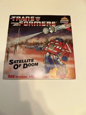 Transformers Marvel Books 1985 SATELLITE of DOOM optimus prime kid stuff - Image 1 of 4