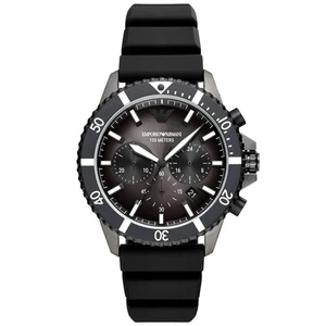 Genuine Emporio Armani Diver AR11515 Black Dial Fashion Wirst Mens Watch - Picture 1 of 6