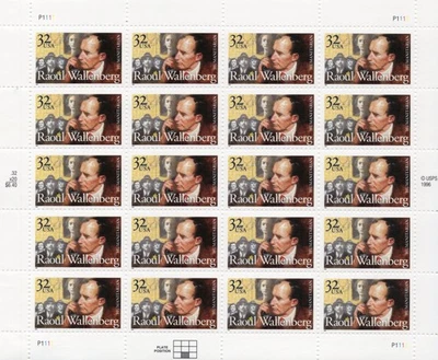 Raoul Wallenberg & Jewish Refugees,SC3135, ,MNH. FV $6.40 CV $18.50.  (Lot 217) - Image 1 of 2