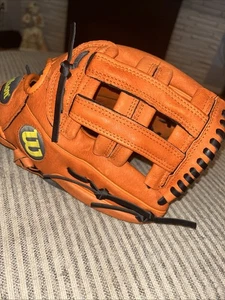 Wilson A450 orange 12" Jugend Baseball Handschuh Rechtshand Wurf H Web - Bild 1 von 11