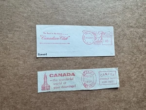 US Thematic Meter Cut-Piece(F12) +1957 Canadian Club =Best Whisky +PB#138011 NYC - Picture 1 of 1