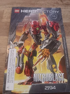 Lego 2194 Nitroblast Instruction Manual Only No Bricks Used Wear - Picture 1 of 2