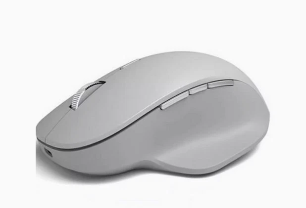 (no original packaging) USB rechargeable ergonomic PC gray mouse - Image 1 of 1
