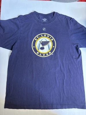 Camiseta Jaroslav Halak St Louis Azul Grande Reebok #41 Portero Foto 1 de 3