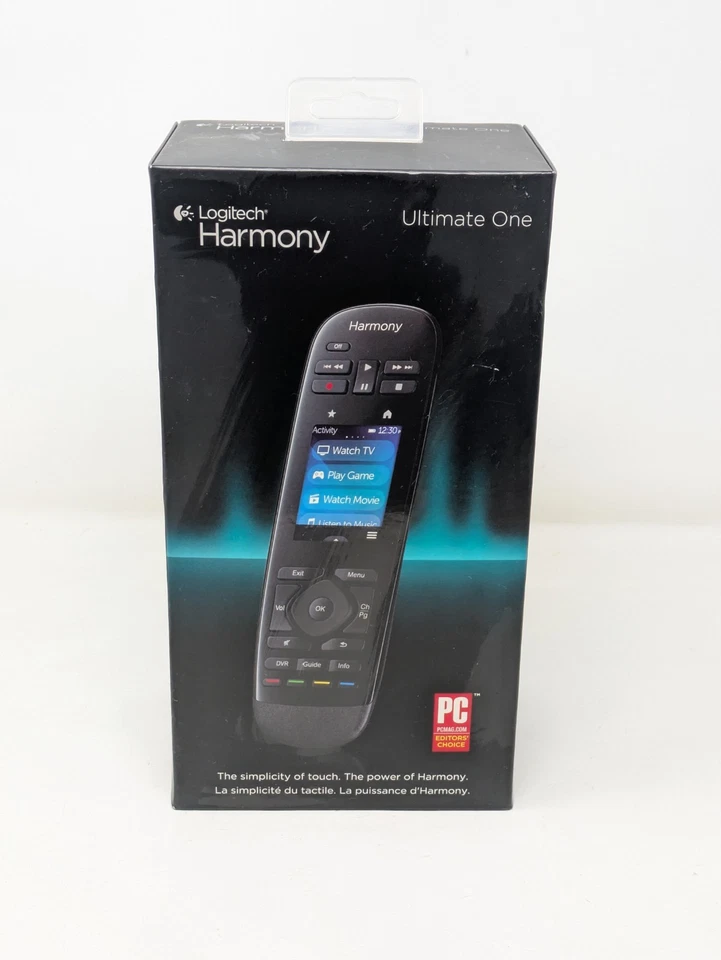 Logitech Harmony Ultimate One 15 Device Remote Touchscreen Rechargeable Open Box - Image 1 of 4