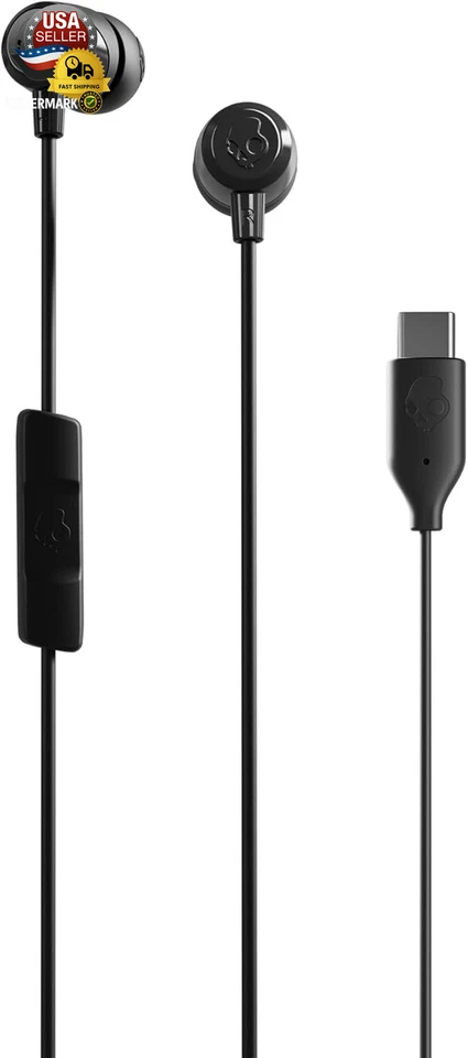 Auriculares con cable Skullcandy Jib USB-C con ajuste de aislamiento de ruido, micrófono incorporado Foto 1 de 4