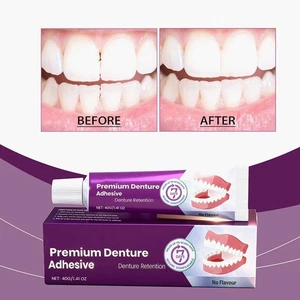 Premium Denture Adhesive 40g Denture Fixing Adhesive Long-Lasting New - Picture 1 of 14