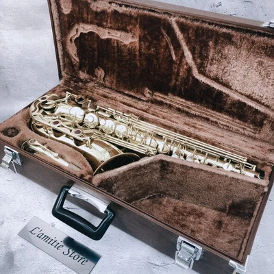 YAMAHA YAS-32 & Koffer Altsaxophon Eb Sax YAS32 Blasinstrument getestet Japan - Bild 1 von 4