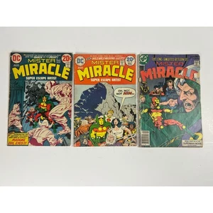 Vintage Mister Miracle Comic Book Lot DC Issues 14, 18, 19 Super Escape Artist - Picture 1 of 4