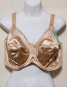 Goddess Bra Womens 38H Beige Keira Underwired Banded Underwire Unlined - Picture 1 of 19