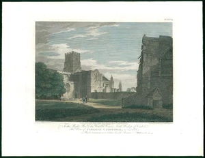 Impresión antigua grande 1778 - CUMBRIA "CATEDRAL DE CARLISLE" Venables Vernon (29) - Imagen 1 de 1