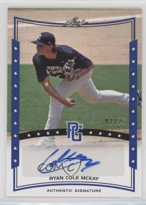 2014 Leaf Perfect Game Showcase Auto Blue /25 Ryan Cole McKay #A-RCM Auto - Image 1 of 2