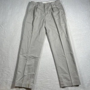 Vintage Polo Ralph Lauren Ethan Pant Beige Plissee Chino Hose GR 30 x 30 - Bild 1 von 12