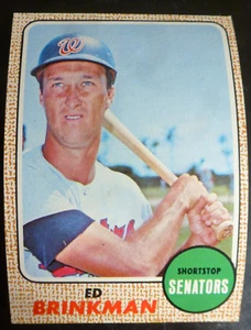 1968 Topps Ed Brinkman #49 Washington Senators EX/NM inv2 - Picture 1 of 2