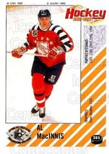 1992-93 Panini Stickers French #285 Al MacInnis