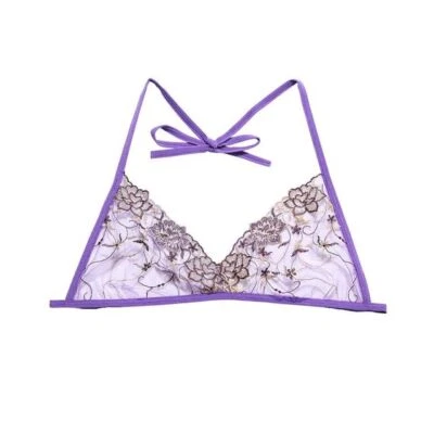 Lencería sexy para mujer Sujetador Prendas para dormir Prendas para dormir Bralette transparente con tiras Foto 1 de 4