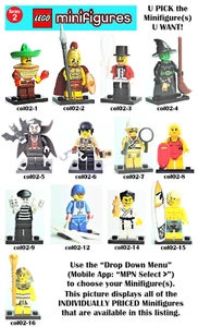 Genuine LEGO U PICK Collectible Minifigure Sets SERIES 2 **NEW** - Picture 1 of 38