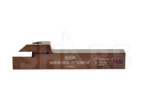 Portaherramientas de corte ranurado derecho Shars 3/4 x 3/4" inserto de 0,157" + certificado P] - Imagen 1 de 7
