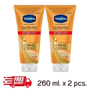 Body Serum Vaseline Healthy Bright GlutaHya Serum Burst Lotion SPF50PA+++260ml - Picture 1 of 4