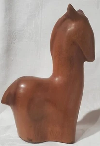Signiertes Luman Kelsey Holzschnitzerei Pferd selten CT Künstler 6 1/2" Vintage Handarbeit - Bild 1 von 16