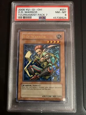 Yugioh D.D. Warrior Tournament Pack 7 TP7-EN001 Ultra Rare - PSA 8 - Regrade? - Image 1 of 4