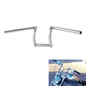 Chrome 1" Z Bar Handlebar Fit For Harley Softail Sportster XL883 1200 Chopper - Bild 1 von 7