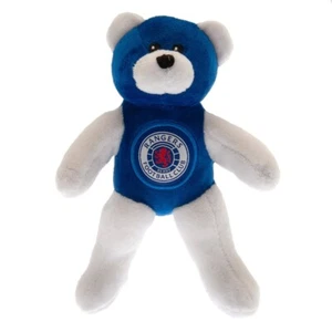 Mini oso de peluche suave Rangers FC en contraste mascota mercancía oficial - Imagen 1 de 4