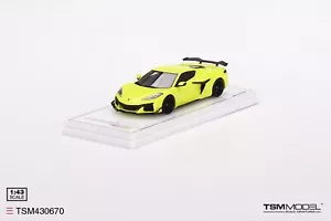 CHEVROLET CORVETTE Z06 ACCELERATE YELLOW - TRUE SCALE MINIATURES TSM430670 1/43 - Picture 1 of 4