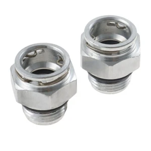 Quick-Connect Transmission Cooler Line Fittings 2-pack For Dodge Chrysler Jeep - Picture 1 of 5